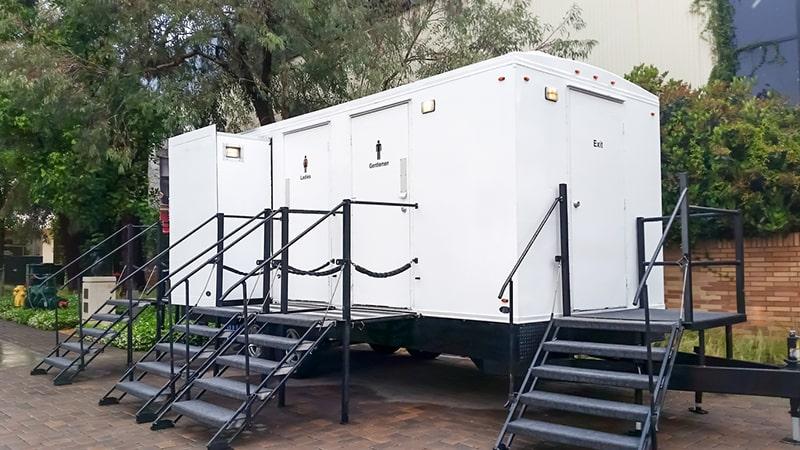 we can provide references from satisfied clients who have utilized our luxury restroom trailers for their events